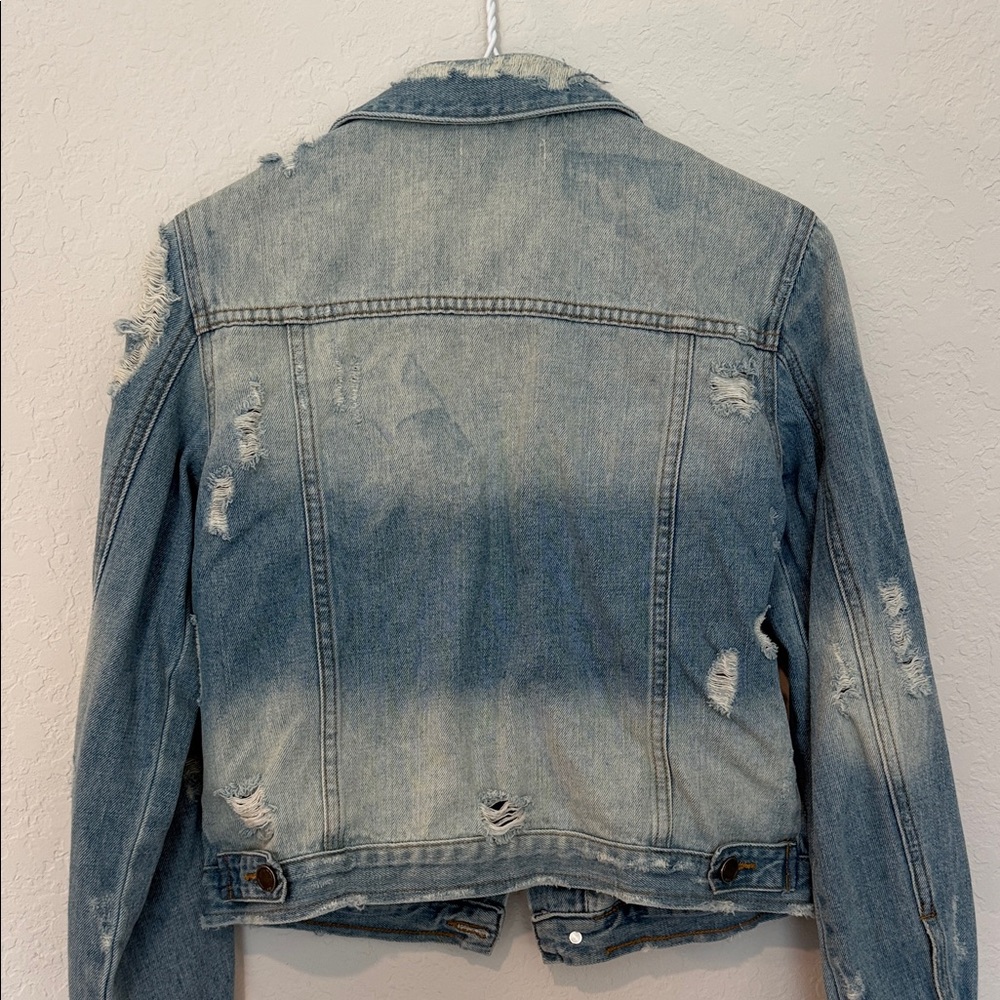 Distressed Denim Jacket - Picture 8 of 8